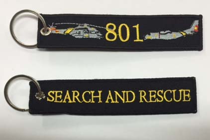 Llavero SAR 801 Search & Rescue negro borde negro